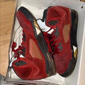 Jordan Red and Black Men's Sneakers